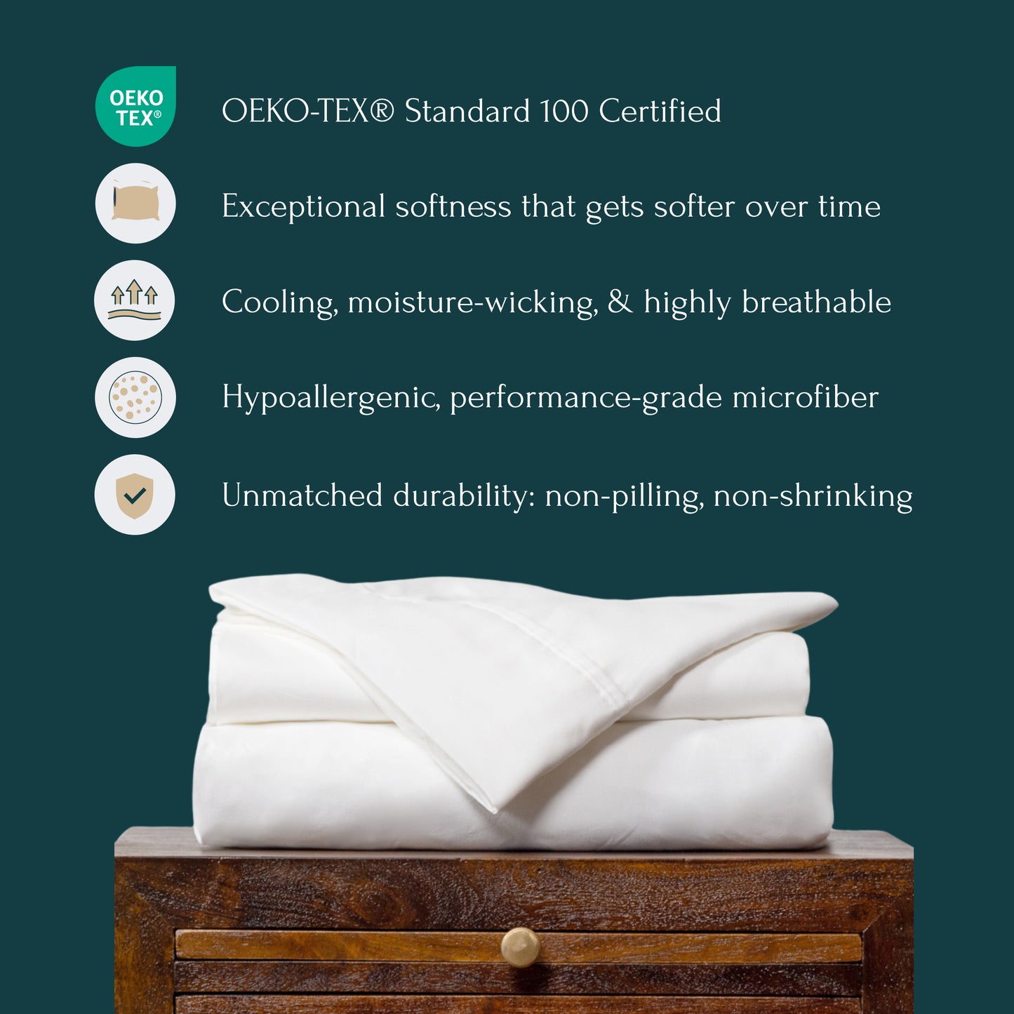 Classic White 4-Piece Sheet Set