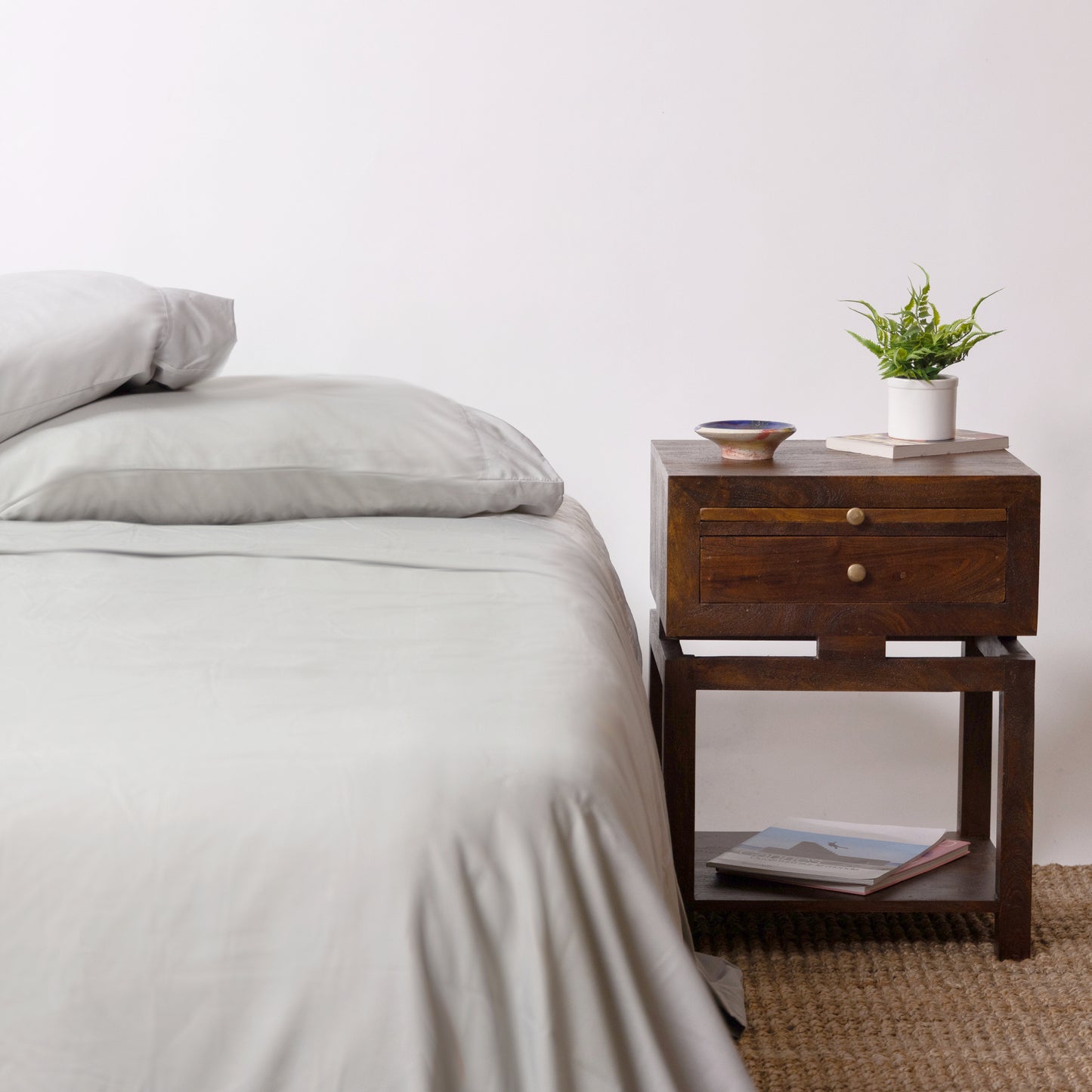 Mist Gray 4-Piece Sheet Set