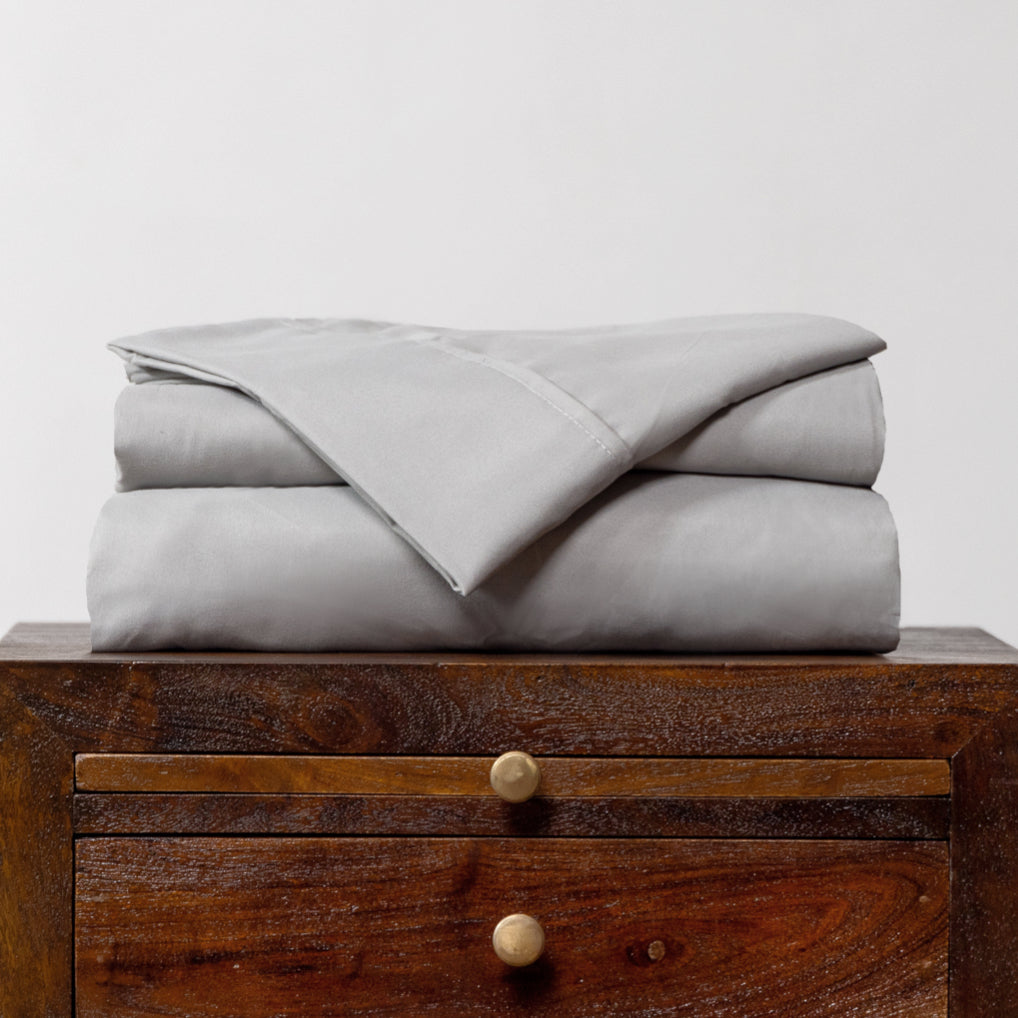 Mist Gray 4-Piece Sheet Set