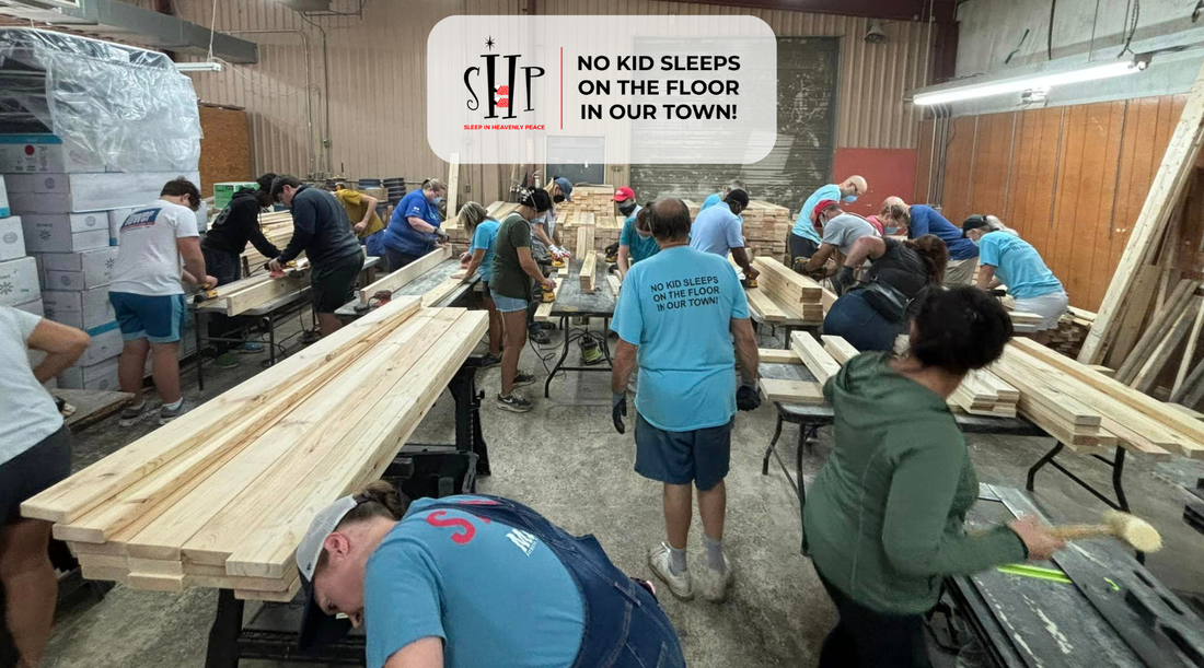 118 Beds Built for Kids with Chattanooga’s Sleep in Heavenly Peace